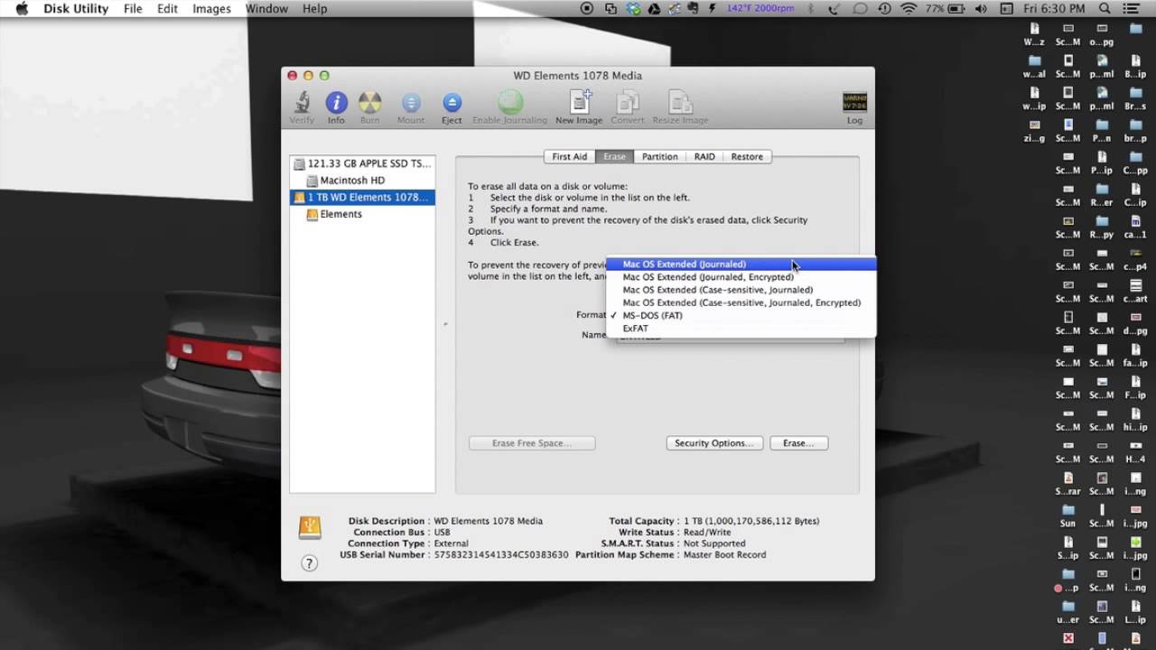 How To Format A Ssd For Osx